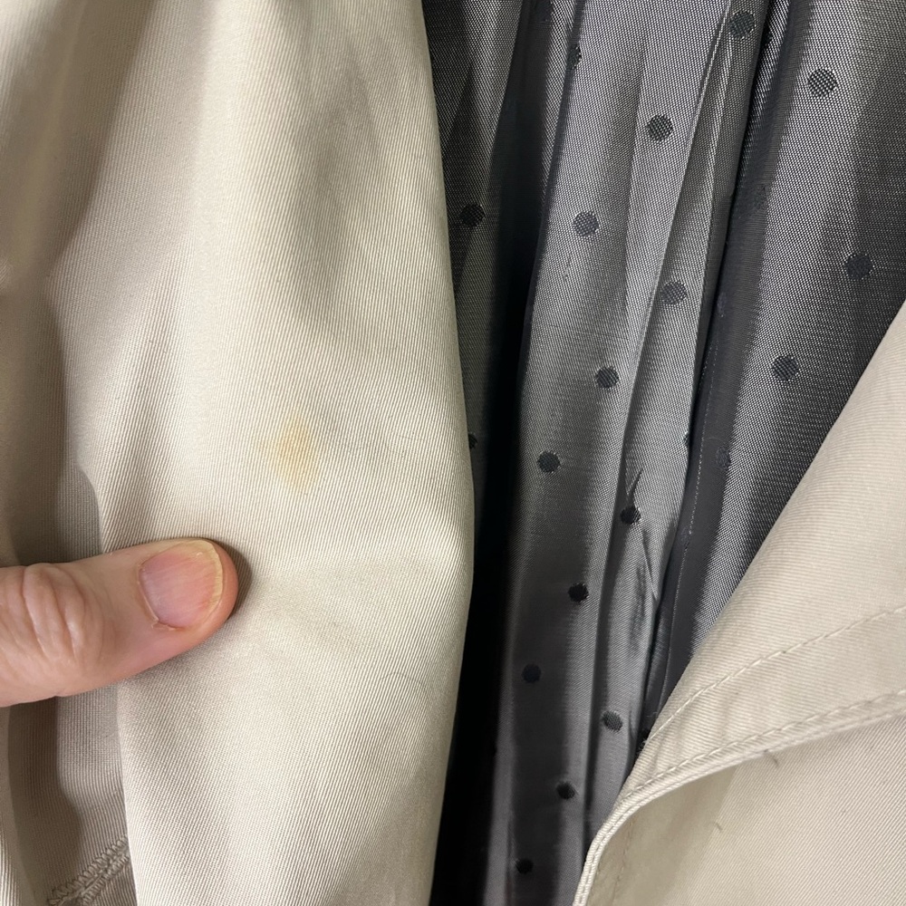 Banana Republic Classic Beige Trench Coat Belted Double Breasted Women’s Small - Picture 8 of 8